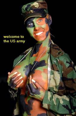 Girls Wearing Camouflage