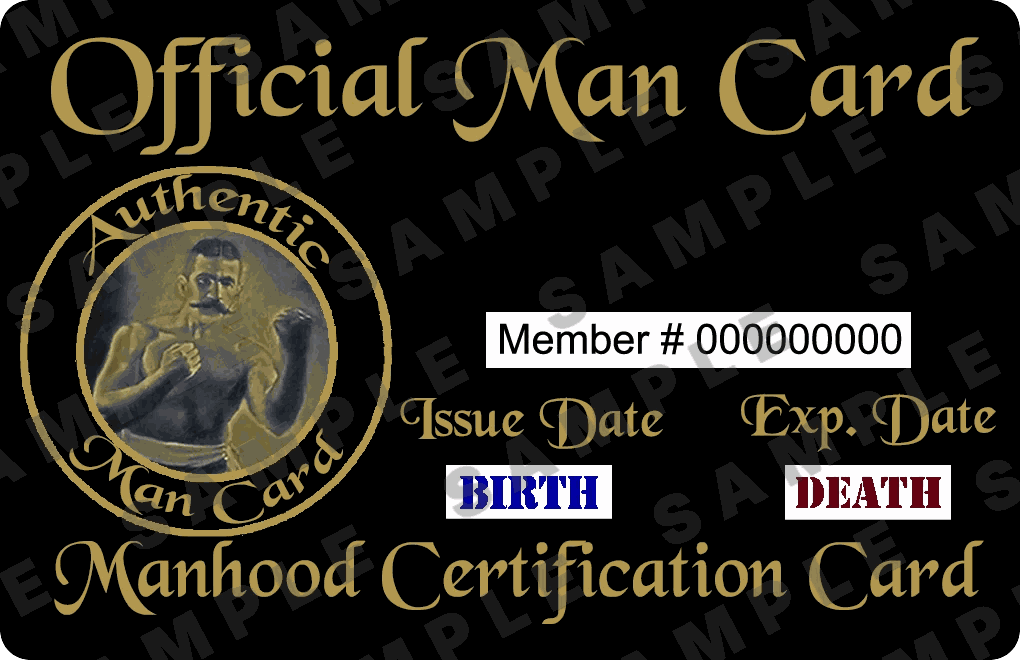 Official Man Card Base