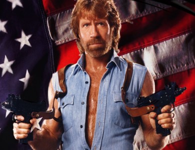Chuck Norris American Flag
