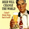 Beer Changed the World 1950s Poster